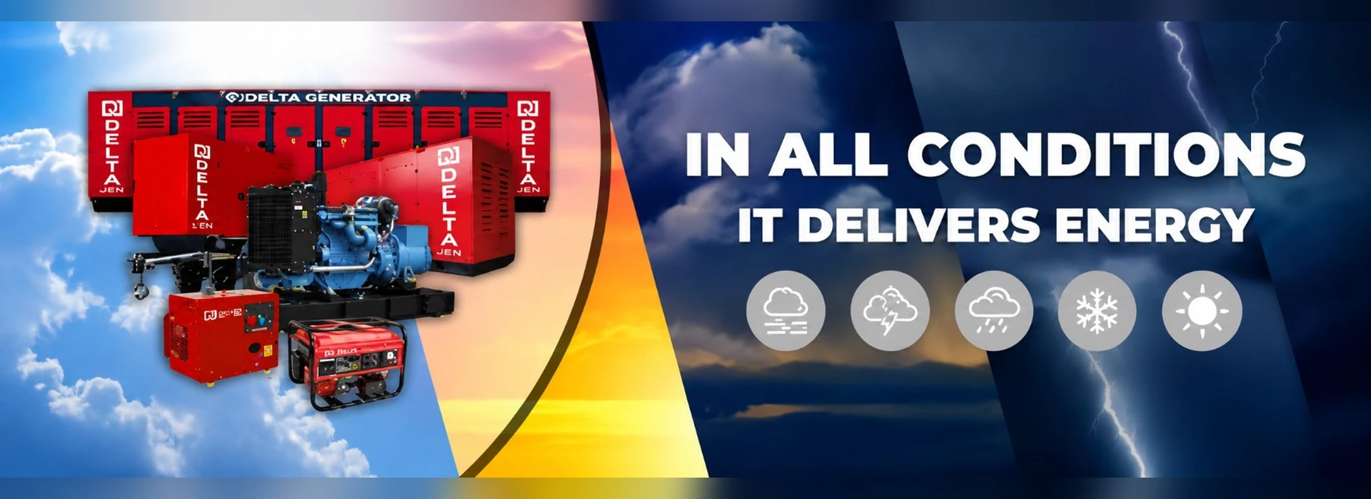 Delta Generator Egypt — in all conditions it delivers energy